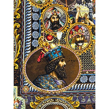  فرش دستباف 3 متری طرح سلاطین ایران تبریز 