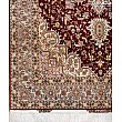 Handwoven 3-meter rug with Harris copper design, crafted in Tabriz weave, perfect for adding warmth and style to living spaces.