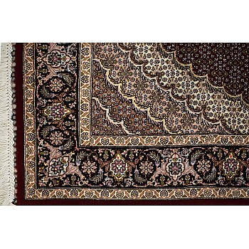 Handmade rug,3 meters in size,made in Tabriz with Rizmahi-kamalolmolk design