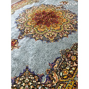 فرش دستباف قالیچه 3 متری طرح رایمون بافت قم