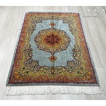 فرش دستباف قالیچه 3 متری طرح رایمون بافت قم