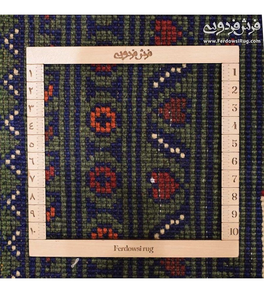 فرش دستباف 6 متری مدرن طرح خان محمدی بافت خراسان رنگ لاکی مناسب دکوراسیون کلاسیک و مدرن