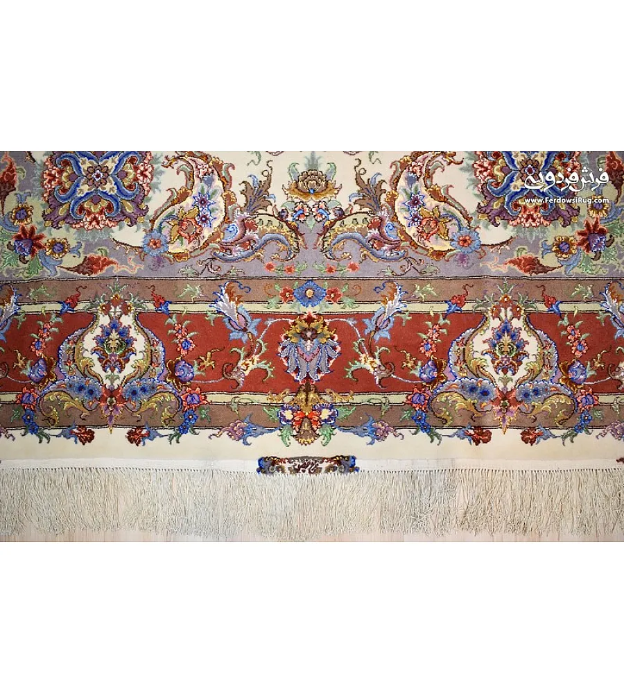 Handmade rug,6 meters in size,made in Iran with Khatibi design