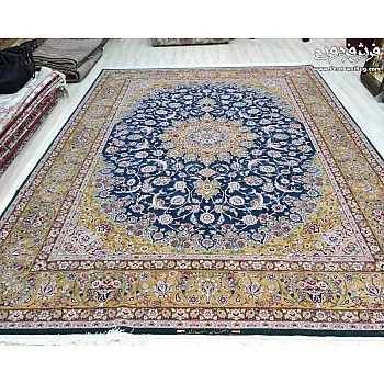 فرش دستباف ۹ متری شهبازی بافت اصفهان