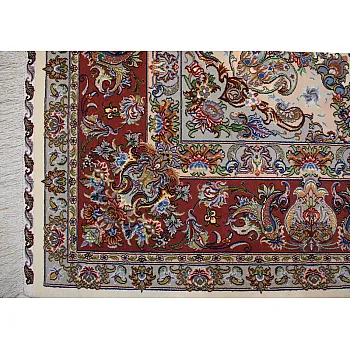 Handwoven 12-meter carpet pair, Khatibi design, woven in Khorasan