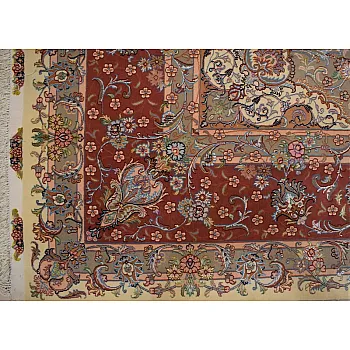 Handwoven 12-meter paired carpet, Khatibi design, Khorasan