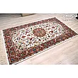 Handmade Iranian rug, 3 meters in size, featuring intricate Shojaee design, perfect for living rooms or traditional decor.