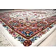 Handmade Iranian rug, 3 meters in size, featuring intricate Shojaee design, perfect for living rooms or traditional decor.