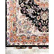 Handmade Tabriz rug, 3 meters, featuring intricate Khatibi design, perfect for elegant home decor and traditional aesthetics.
