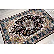 Handmade Tabriz rug, 3 meters, featuring intricate Salary design, crafted with premium materials for elegant home decor.