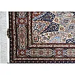 Handmade Tabriz rug, 3 meters, featuring intricate Gonbad design; perfect for living rooms or offices; elegant craftsmanship.