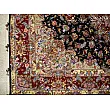 Handwoven 3-meter rug with intricate Alia design, crafted using traditional Tabriz weaving techniques, perfect for living spaces.