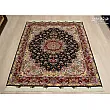 Handwoven 3-meter rug with intricate Alia design, crafted using traditional Tabriz weaving techniques, perfect for living spaces.
