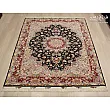 Handwoven 3-meter rug with intricate Alia design, crafted using traditional Tabriz weaving techniques, perfect for living spaces.