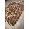 Handwoven 3-meter carpet with intricate Salar design, crafted in Mashhad weaving tradition, ideal for elegant home decor.