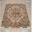 Handwoven 3-meter carpet with intricate Salar design, crafted in Mashhad weaving tradition, ideal for elegant home decor.