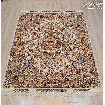 فرش دستباف قالیچه 3 متری نقشه سالاری بافت مشهد