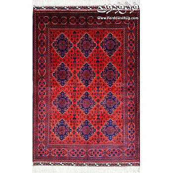 Handwoven Rug, 3-meter Modern Qashqai Design Carpet from South Khorasan