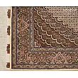 Handmade Tabriz rug, 3 meters, featuring intricate Rizmahi Kamalolmolk design, perfect for luxurious home decor.
