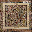 Handwoven cream carpet, Kamal-ol-Molk design, 3-meter Tabriz rug, 50 Raj quality, elegant Persian craftsmanship