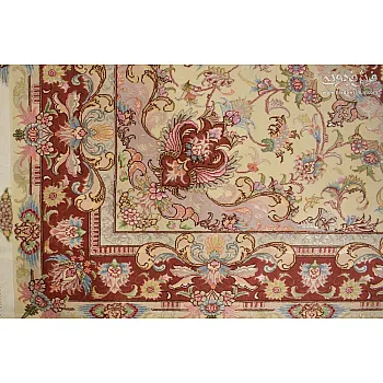 Handmade Carpet 3-meter Rug Design Javadi Woven in Tabriz