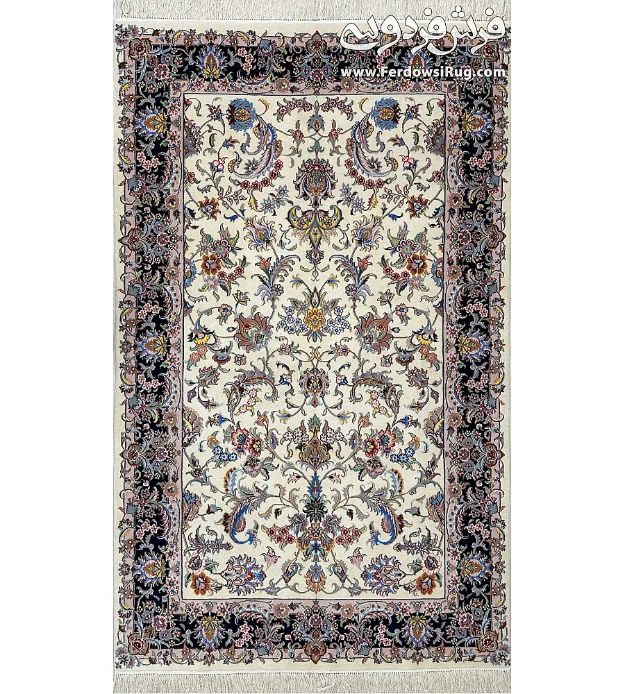 Handwoven 3-meter Afshan design carpet crafted in Tabriz, premium Persian rug with intricate patterns and timeless elegance