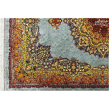 فرش دستباف قالیچه 3 متری طرح رایمون بافت قم