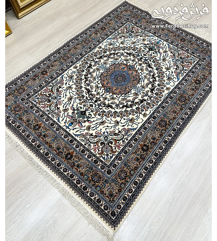 Handwoven 3-meter carpet with modern design crafted in Birjand, premium quality rug for home decor and living spaces