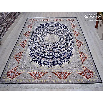 فرش دستباف ۶ متری لچک ترنج بافت اصفهان