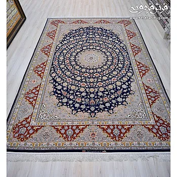 فرش دستباف ۶ متری لچک ترنج بافت اصفهان