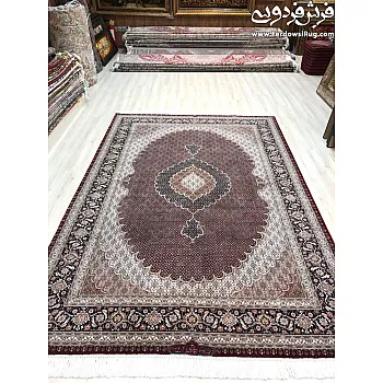 فرش دستباف 6 متری جفت طرح ریزماهی عبداللهی تبریز | فرش فردوسی