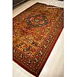 Handmade Iranian rug, 6 meters, featuring an intricate Haris Zarin design, perfect for adding elegance to any space.