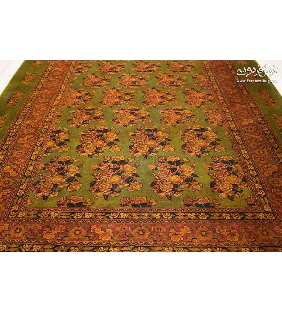 Handmade 6-meter Persian rug with a Thousand Flowers design, crafted in Iran, featuring intricate patterns and premium quality.