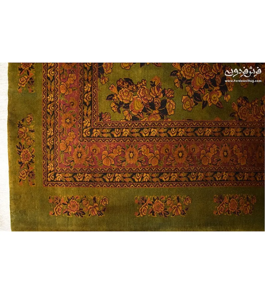 Handmade 6-meter Persian rug with a Thousand Flowers design, crafted in Iran, featuring intricate patterns and premium quality.