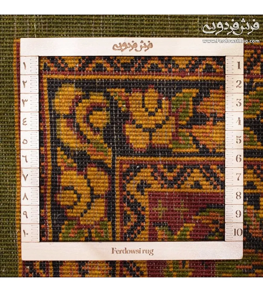 Handmade 6-meter Persian rug with a Thousand Flowers design, crafted in Iran, featuring intricate patterns and premium quality.