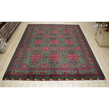 فرش دستباف 6 متری مدرن طرح خان محمدی خراسان | فرش فردوسی