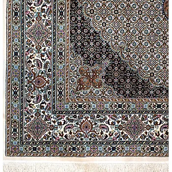 جفت فرش 6 متری دستباف طرح ریزماهی مود بیرجند