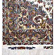 Pair of 6-meter handwoven carpets, Khatibi design with brown border, Mashhad weave, elegant and durable for home or office spaces.