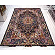 Handmade Tabriz rug, 6-meter size, featuring intricate Salary design, crafted with care for elegant home decor.