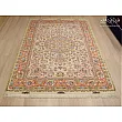 Handwoven modern design carpet, 6-meter Tabriz weave, intricate patterns, durable material, ideal for living rooms or offices.