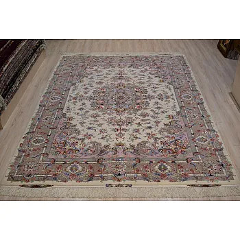 Handwoven carpet, Khatibi design, 6-meter, Khorasan weave