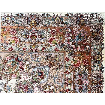 Handmade rug,6 meters in size,made in Tabriz with Khatibi design