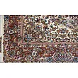 Pair of 6-meter handwoven cream carpets, Salari design, Khorasan weave, elegant and durable for living rooms or large spaces.