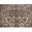 Pair of 6-meter handwoven cream carpets, Salari design, Khorasan weave, elegant and durable for living rooms or large spaces.