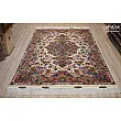 Pair of 6-meter handwoven rugs featuring Khatibi Garden design, crafted in Khorasan, showcasing intricate patterns and premium quality.