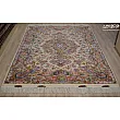Pair of 6-meter handwoven rugs featuring Khatibi Garden design, crafted in Khorasan, showcasing intricate patterns and premium quality.