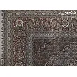 Pair of 6-meter handwoven cream rugs with intricate fish design, Tabriz weave by Abdollahi, perfect for elegant home decor.