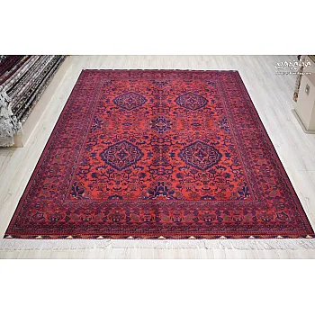 فرش دستباف 6 متری مدرن نقشه خان محمدی قشقایی خراسان