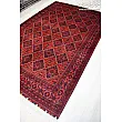 Handmade Iranian rug, 6 meters in size, featuring intricate Khanmohamadi design, perfect for living rooms or large spaces.