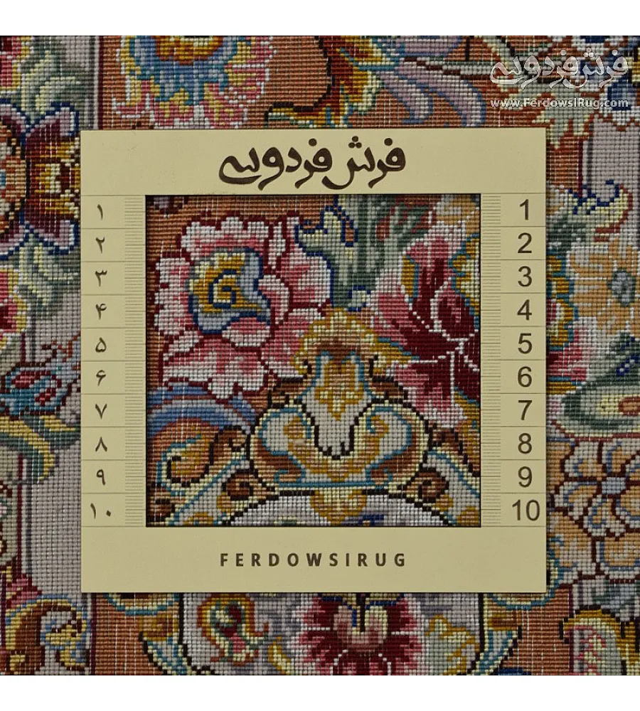 فرش 6 متری دستباف طرح خطیبی رنگ مشکی بافت تبریز مناسب دکوراسیون کلاسیک و مدرن کیفیت بالا و ظرافت بی نظیر